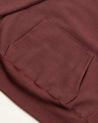 Warehouse Lot 484 Reverse Weave Loopwheel Pullover Hoodie - Bordeaux - Standard & Strange