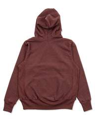 Warehouse Lot 484 Reverse Weave Loopwheel Pullover Hoodie - Bordeaux - Standard & Strange