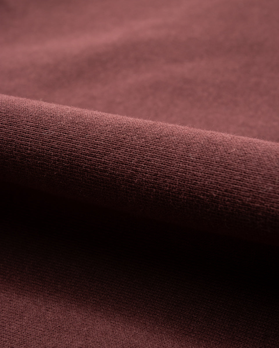 Warehouse Lot 484 Reverse Weave Loopwheel Pullover Hoodie - Bordeaux - Standard & Strange