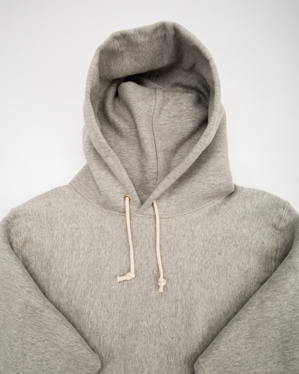 Warehouse Lot 484 Reverse Weave Loopwheel Pullover Hoodie - Heather Gray - Standard & Strange