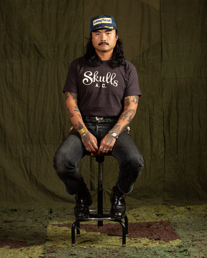 John Gluckow Skulls Athletic Club Tee - Sumikuro - Standard & Strange