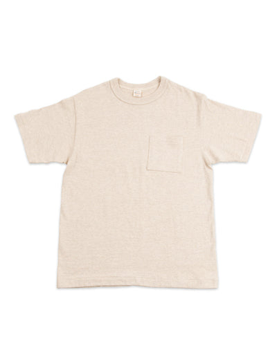 Warehouse Slub Cotton Pocket Tee - Oatmeal - Standard & Strange