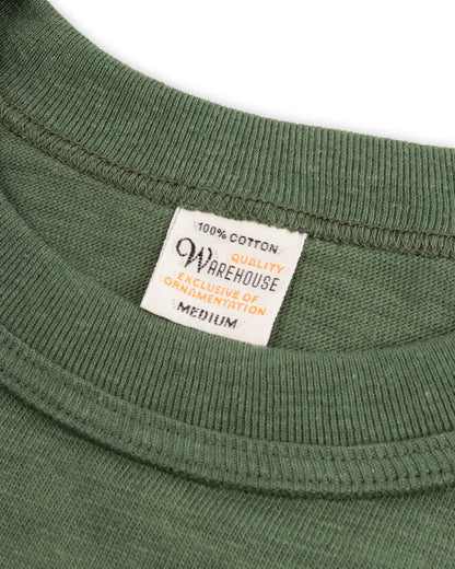 Warehouse Slub Cotton Tee - Green - Standard & Strange