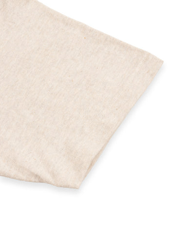 Warehouse Slub Cotton Tee - Oatmeal - Standard & Strange