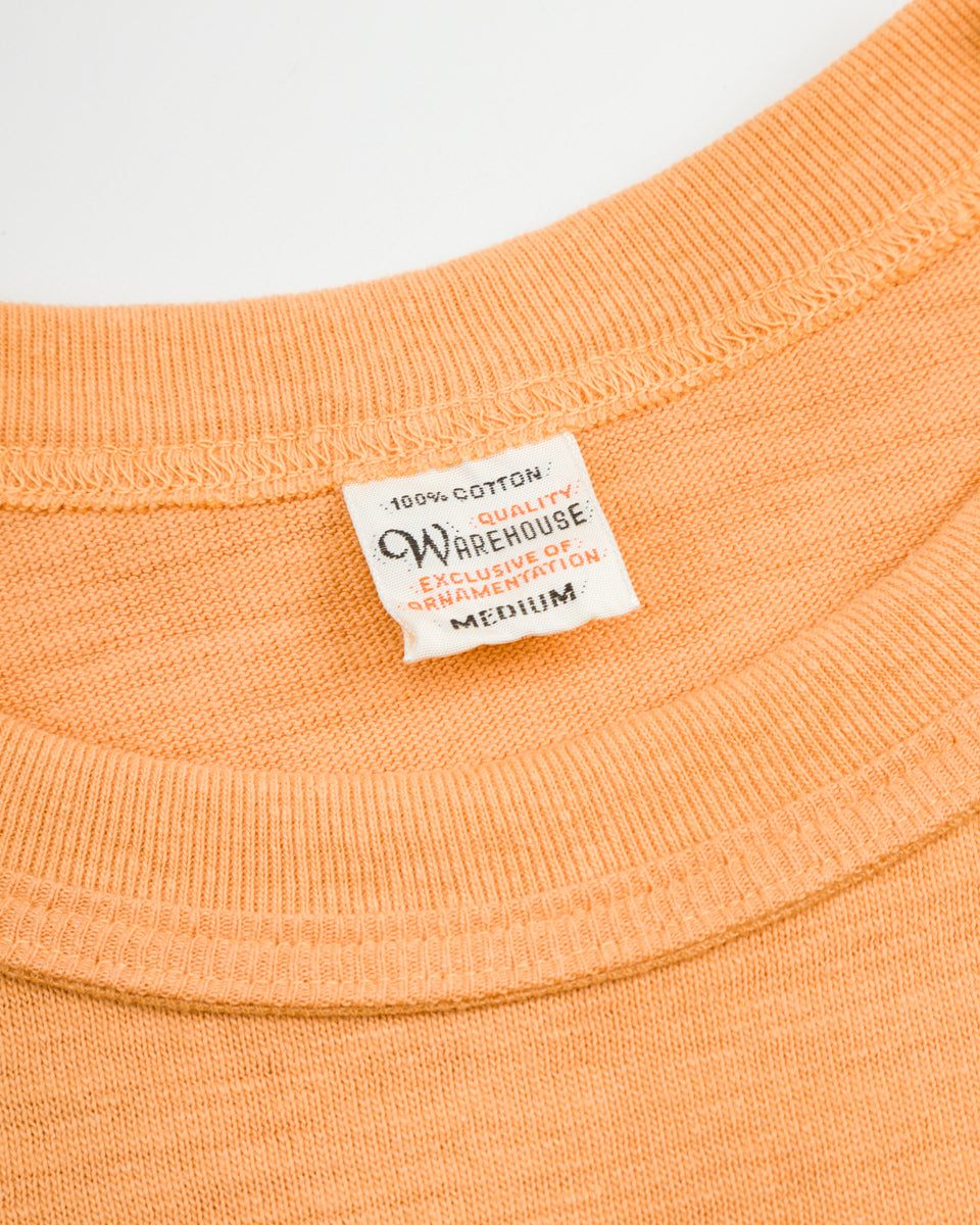 Warehouse Slub Cotton Tee - Orange - Standard & Strange