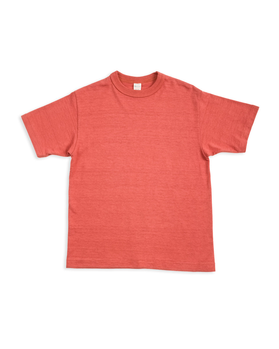 Warehouse Slub Cotton Tee - Salmon - Standard & Strange