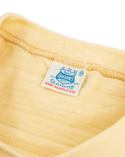 John Gluckow Standard Pocket T-Shirt - Yellow - Standard & Strange