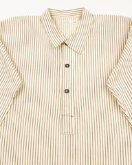 Warehouse Stripe Pullover Shirt - Ecru - Standard & Strange