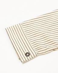 Warehouse Stripe Pullover Shirt - Ecru - Standard & Strange