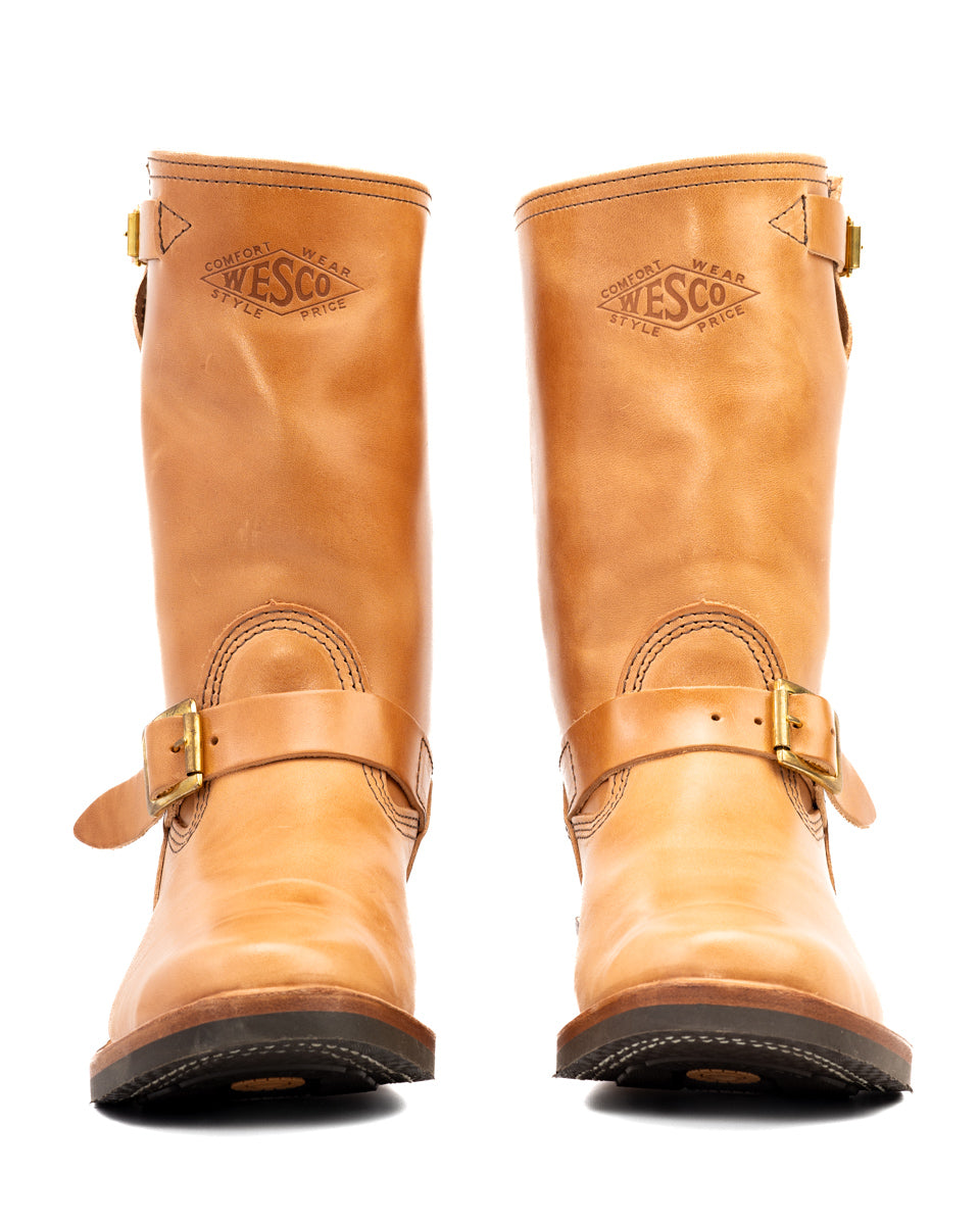 Wesco S&S x Wesco Mister Lou Engineer Boot - Natural Horsebutt