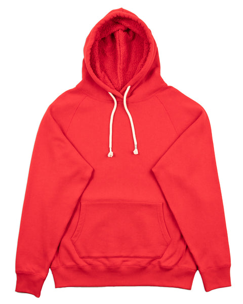 トップス 0658 enigma over hoodie / red wonderlooper-PulloverHoodie-