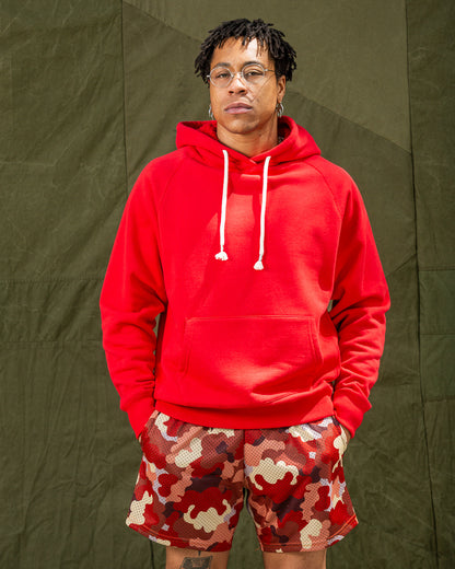 Wonder Looper Super Looper French Terry Pullover Hoodie - Red - Standard & Strange