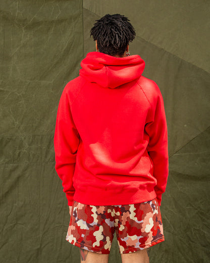 Wonder Looper Super Looper French Terry Pullover Hoodie - Red - Standard & Strange