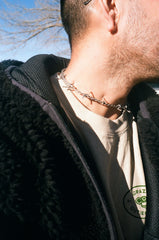 Maida Goods "Don't Fence Me In" Barbed Wire Choker - Silver - Standard & Strange