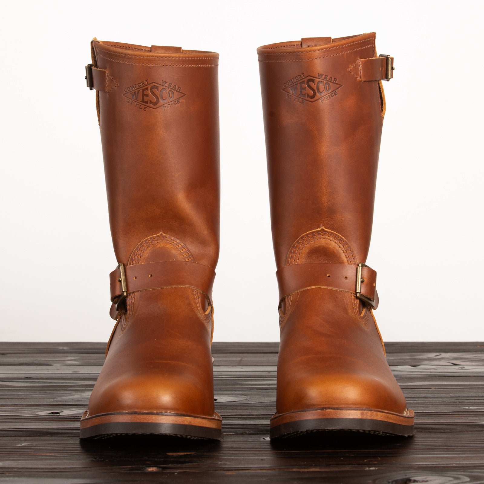Wesco Wesco 7500 British Tan Engineer Boot Standard & Strange