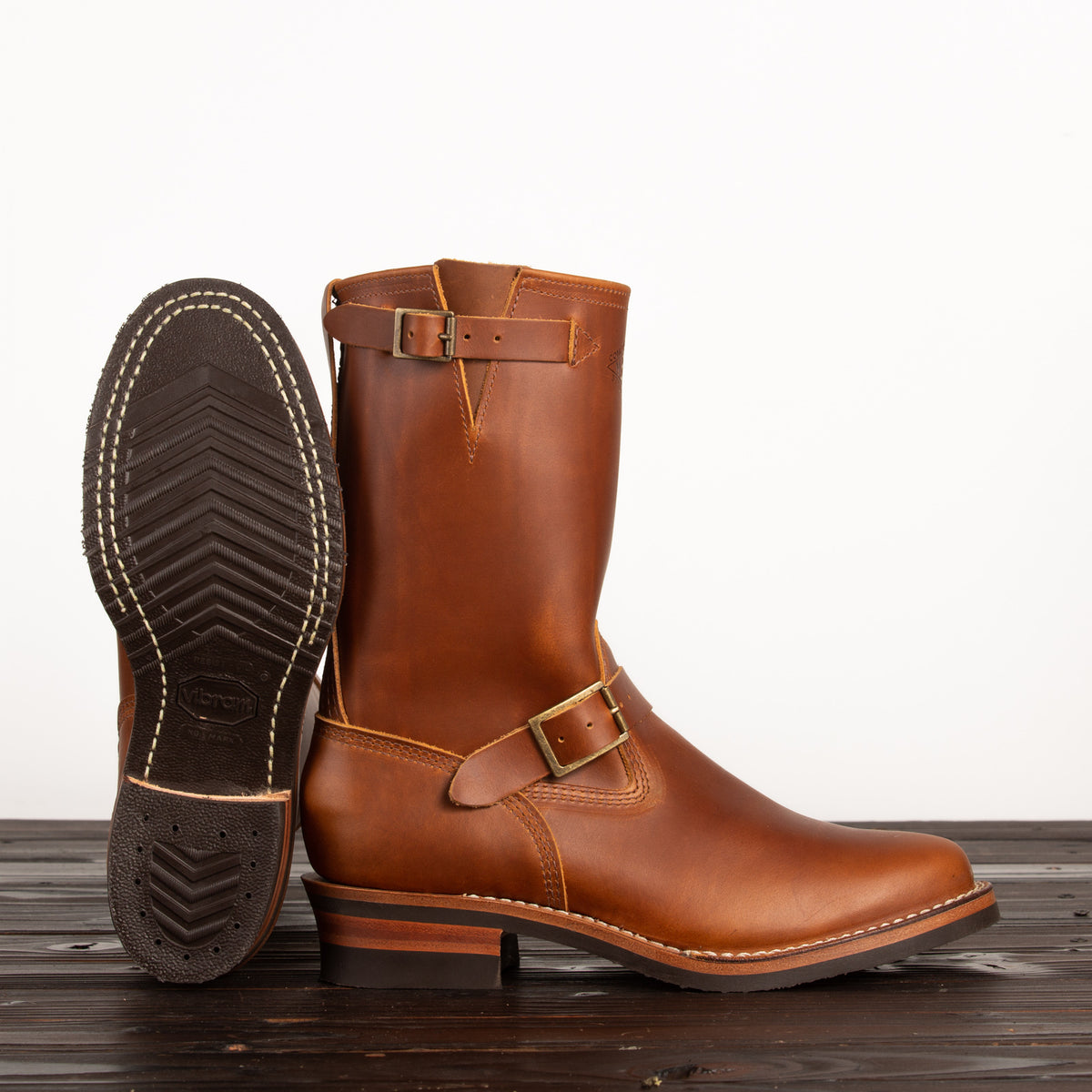 Wesco Wesco 7500 British Tan Engineer Boot Standard & Strange