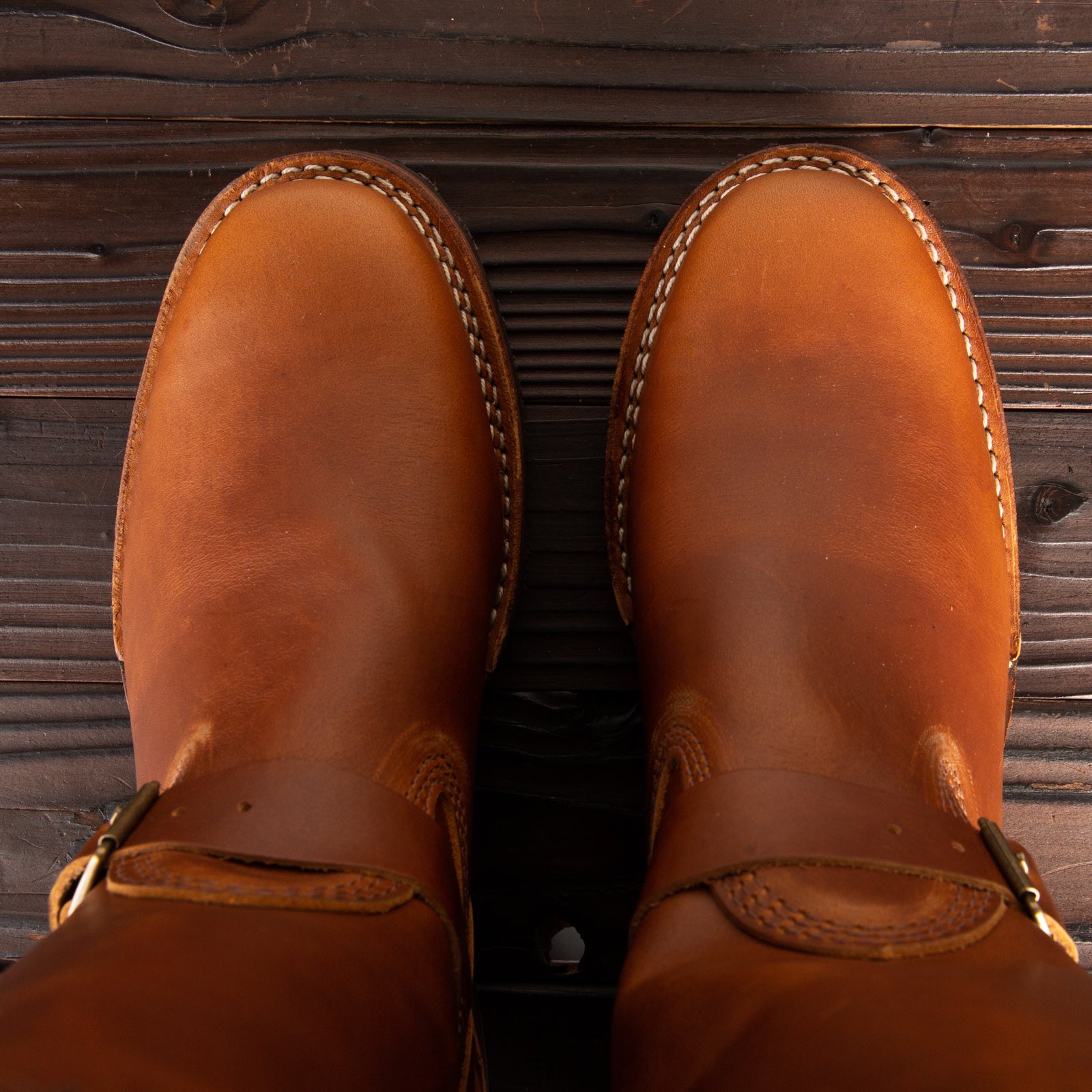 Wesco Wesco 7500 British Tan Engineer Boot Standard & Strange