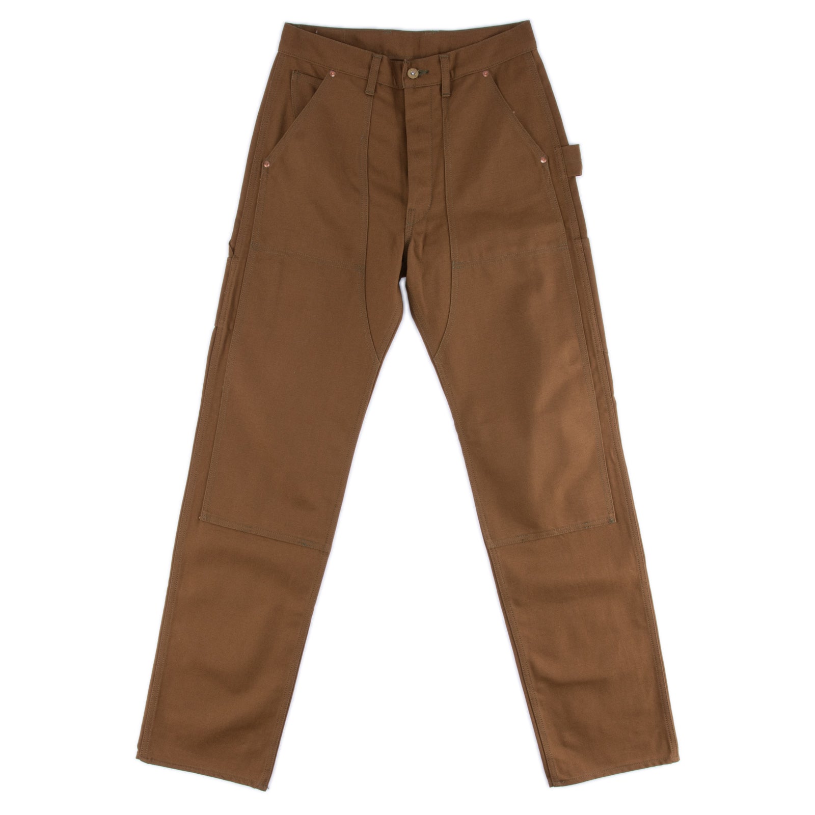 The Real McCoy's 8 Hour Union Brown Canvas Double Knee Trouser ...