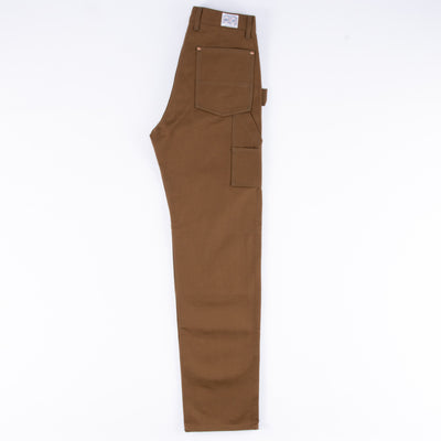 The Real McCoy's 8 Hour Union Brown Canvas Double Knee Trouser - Standard & Strange