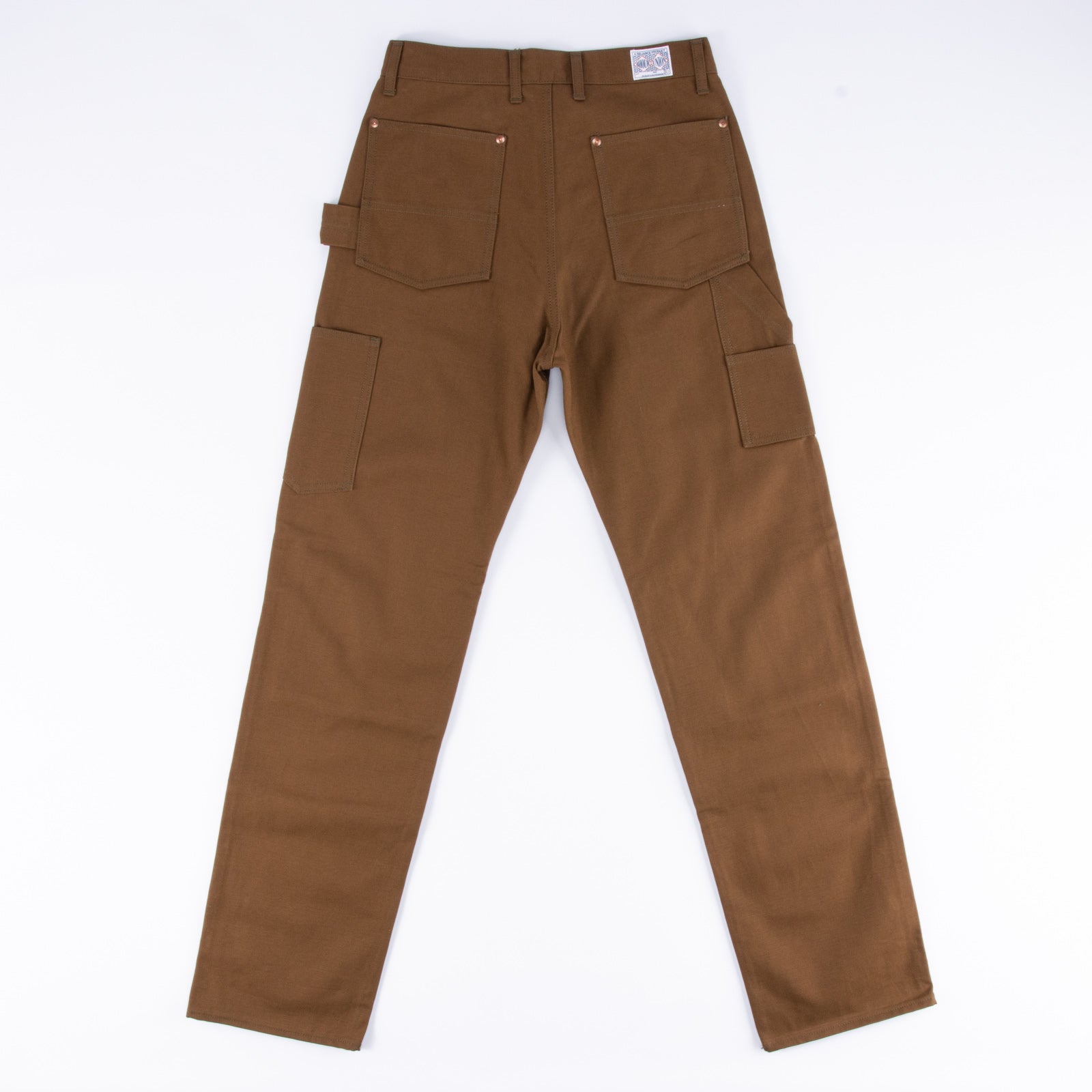 The Real McCoy's 8 Hour Union Brown Canvas Double Knee Trouser - Standard & Strange