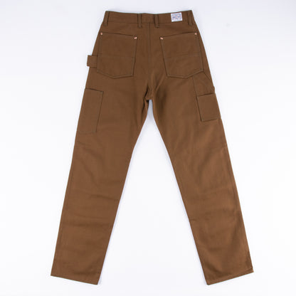 The Real McCoy's 8 Hour Union Brown Canvas Double Knee Trouser - Standard & Strange