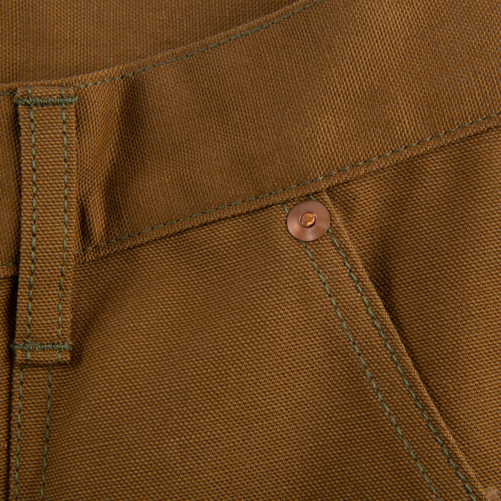 The Real McCoy's 8 Hour Union Brown Canvas Double Knee Trouser - Standard & Strange