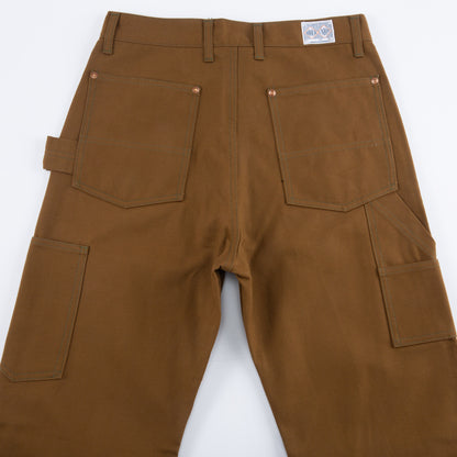 The Real McCoy's 8 Hour Union Brown Canvas Double Knee Trouser - Standard & Strange