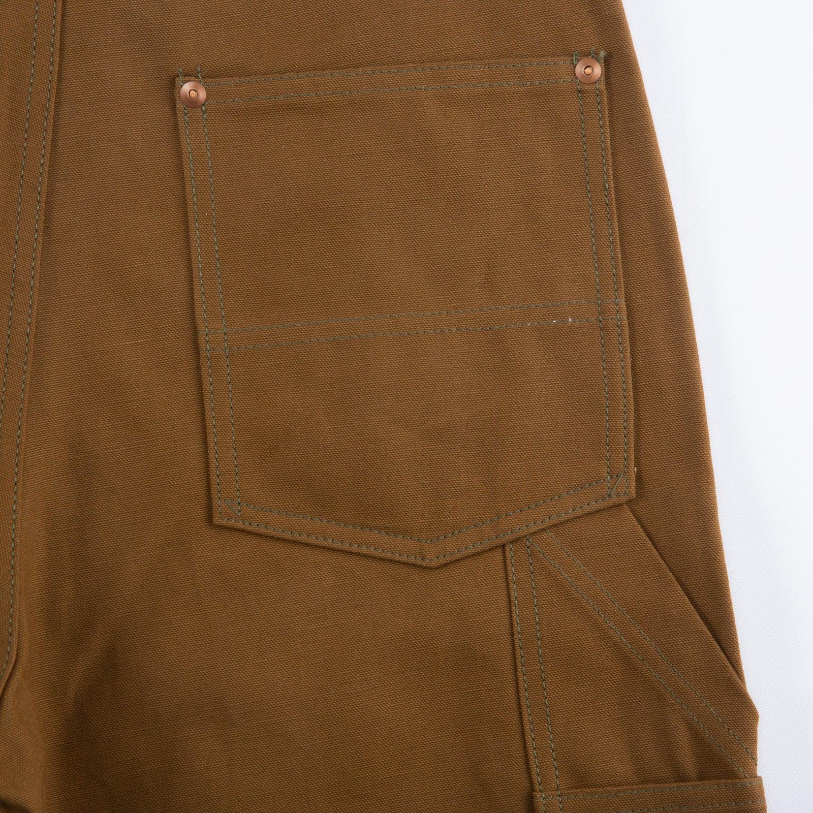 The Real McCoy's 8 Hour Union Brown Canvas Double Knee Trouser - Standard & Strange