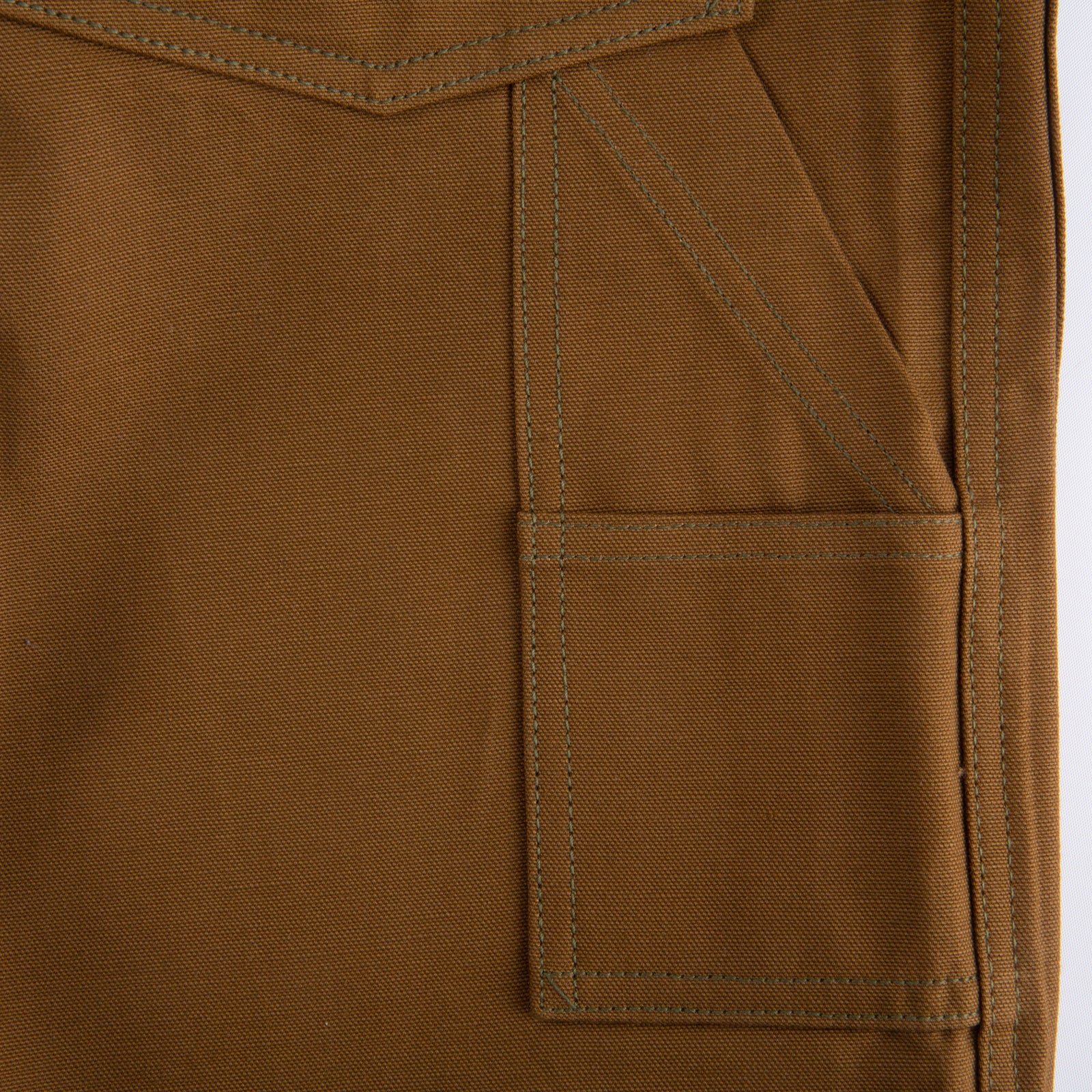 The Real McCoy's 8 Hour Union Brown Canvas Double Knee Trouser - Standard & Strange