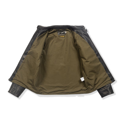 Attractions Horsehide A-1 Zip Jacket - Black - Standard & Strange