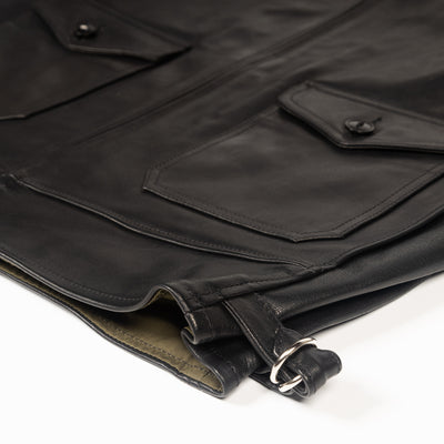 Attractions Horsehide A-1 Zip Jacket - Black - Standard & Strange