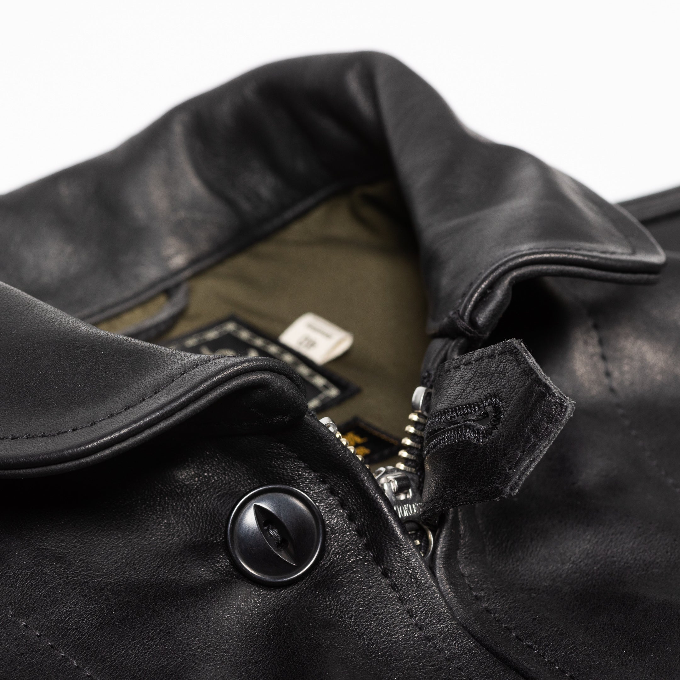 Attractions Horsehide A-1 Zip Jacket - Black – Standard & Strange