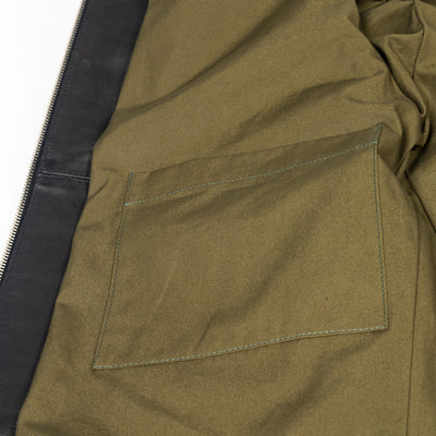 Attractions Horsehide A-1 Zip Jacket - Black - Standard & Strange