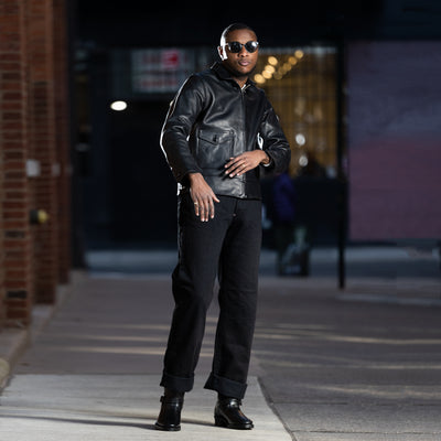 Attractions Horsehide A-1 Zip Jacket - Black - Standard & Strange