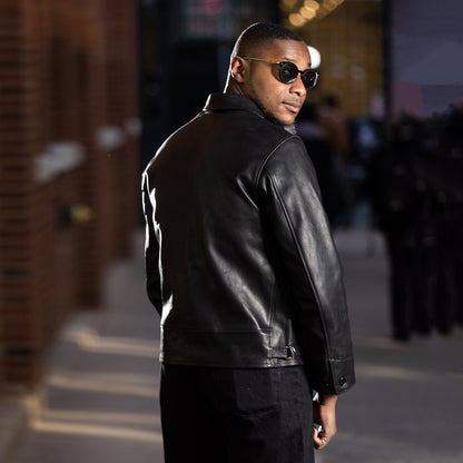 Attractions Horsehide A-1 Zip Jacket - Black - Standard & Strange