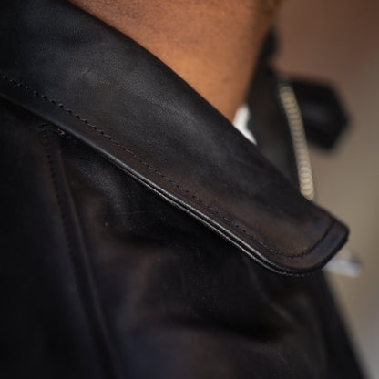 Attractions Horsehide A-1 Zip Jacket - Black - Standard & Strange