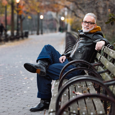 Black Sign BS Aviator Boots w/ Separate Biltrite Rubber - Black - Standard & Strange