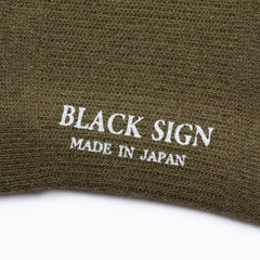 Black Sign BS Fit Boot Socks - Olive Drab - Standard & Strange