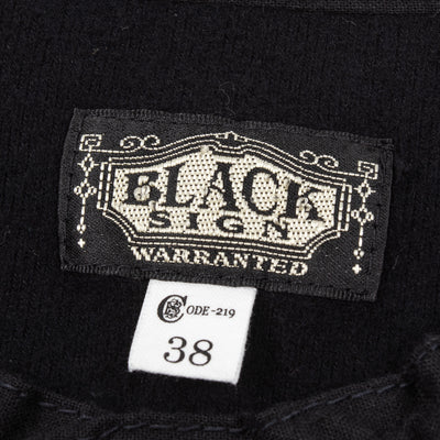 Black Sign Heavyweight 1920s Amish Henley - Black - Standard & Strange