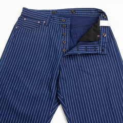 Black Sign Indigo Wabash 5 Pockets Pant Wide Straight - Standard & Strange