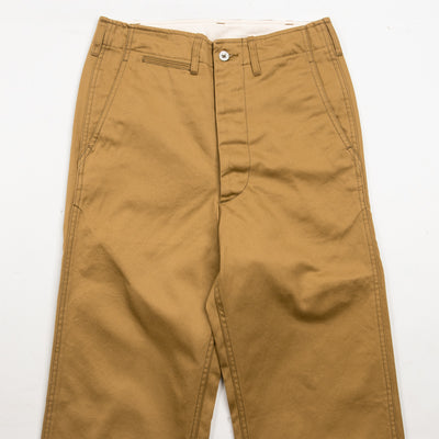 Black Sign Khaki Chino Trousers Type 2 - Beige (Unhemmed) - Standard & Strange