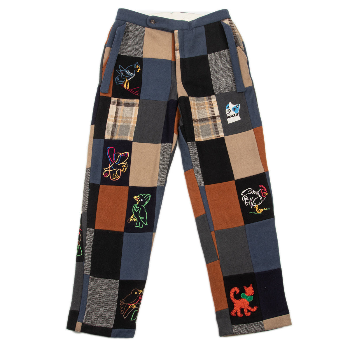 Animal Quilt Trousers