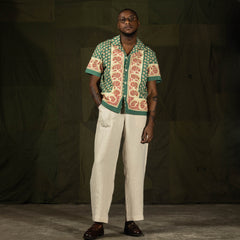 Paisley Frame cotton shirt in multicoloured - Bode
