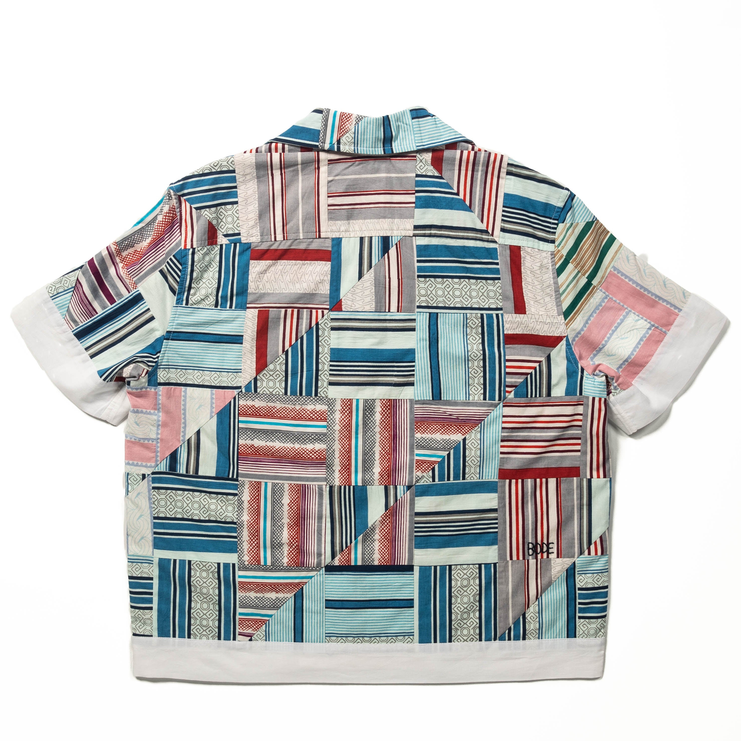 Bode Patchwork Oxford S/S Shirt - Multi – Standard & Strange