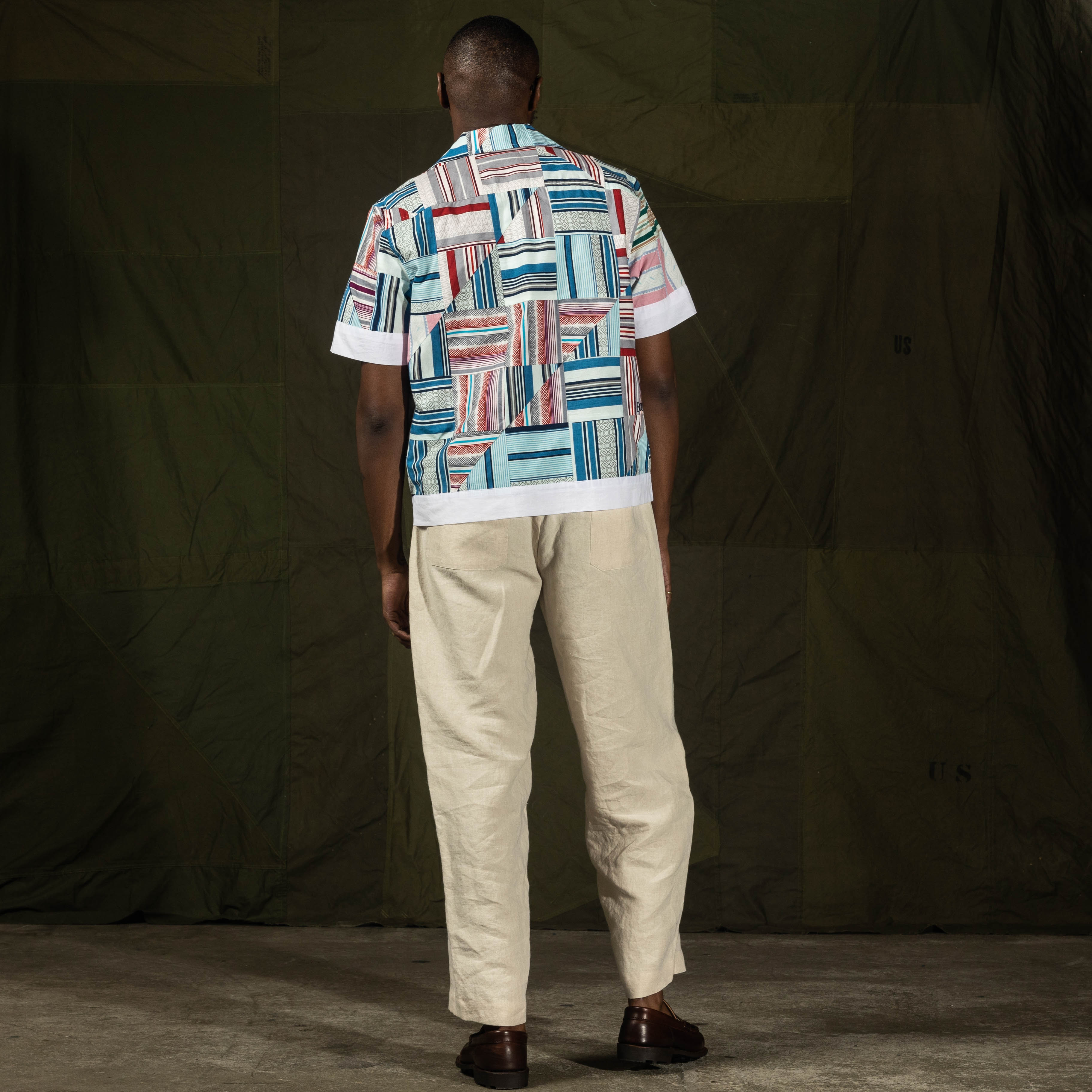 Bode Patchwork Oxford S/S Shirt - Multi – Standard & Strange