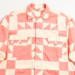 Bode Pink Quilt L/S Shirt - Standard & Strange
