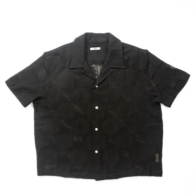 Bode Sunflower Lace S/S Shirt - Black - Standard & Strange