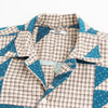Bode Wandering Lover Quilt S/S Shirt - Blue Multi - Standard & Strange