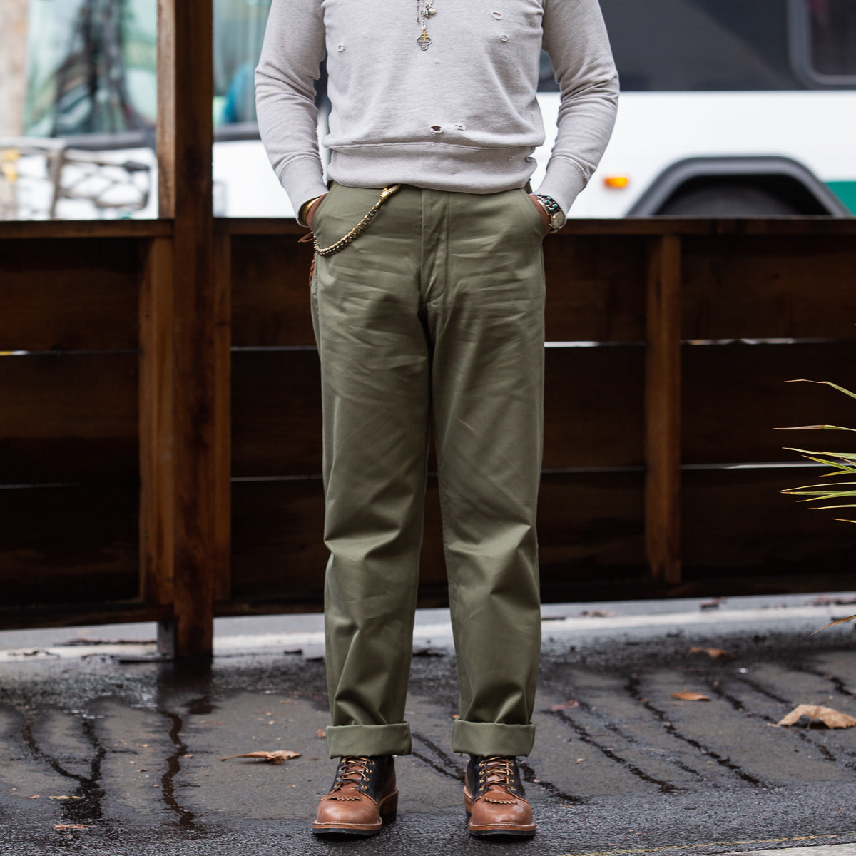 Bryceland's Co Army Chinos - Olive – Standard & Strange