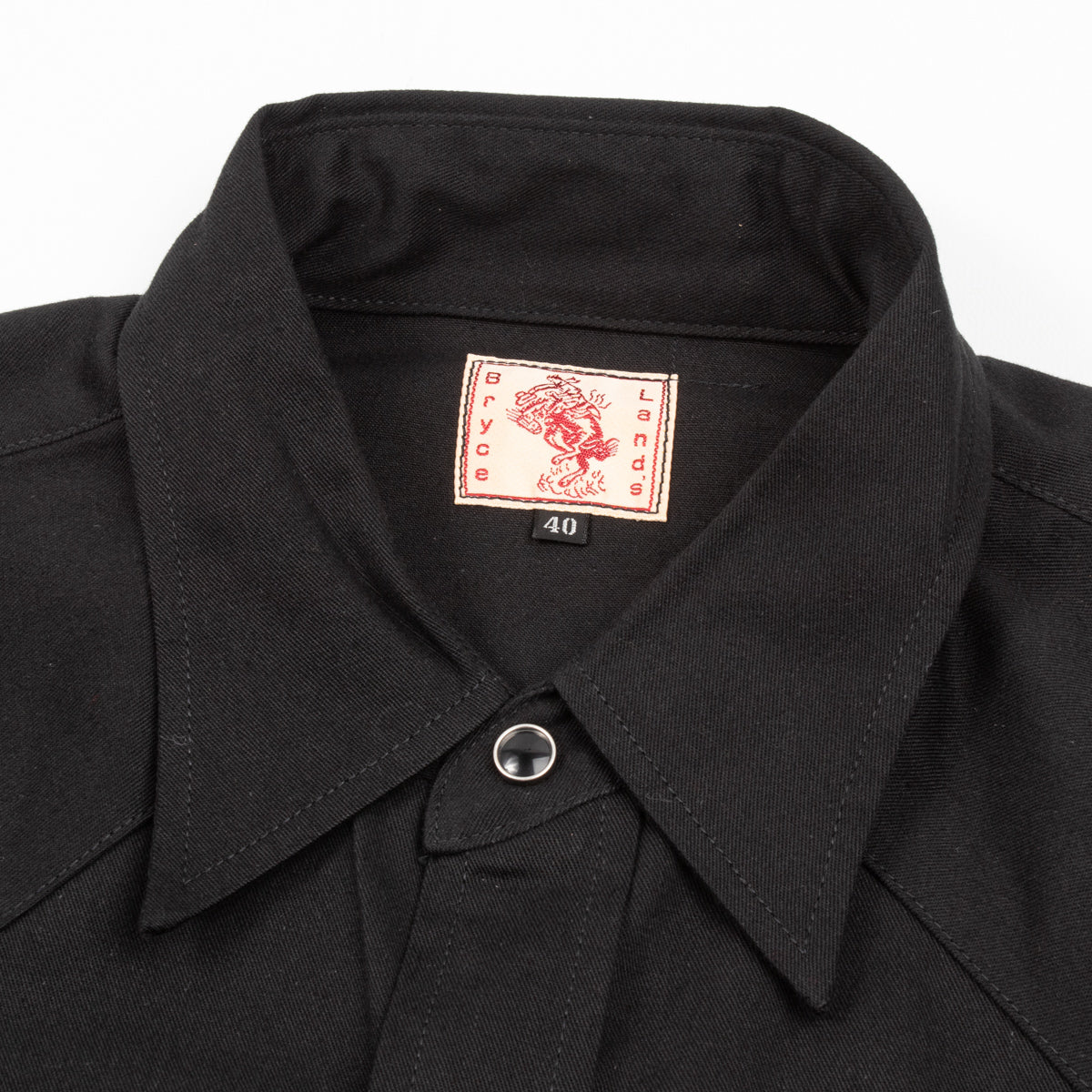 Bryceland's Co Sawtooth Westerner Shirt - Black – Standard & Strange